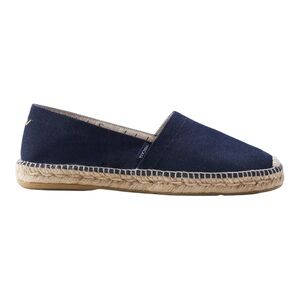 Navy Canvas Espadrille Slip-On Loafers